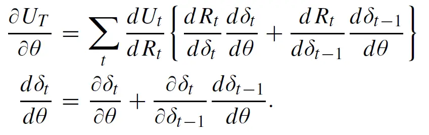 gradient of function Ut