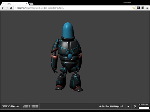 Blender XML3D Export