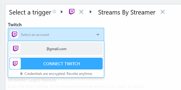 connect with twitch