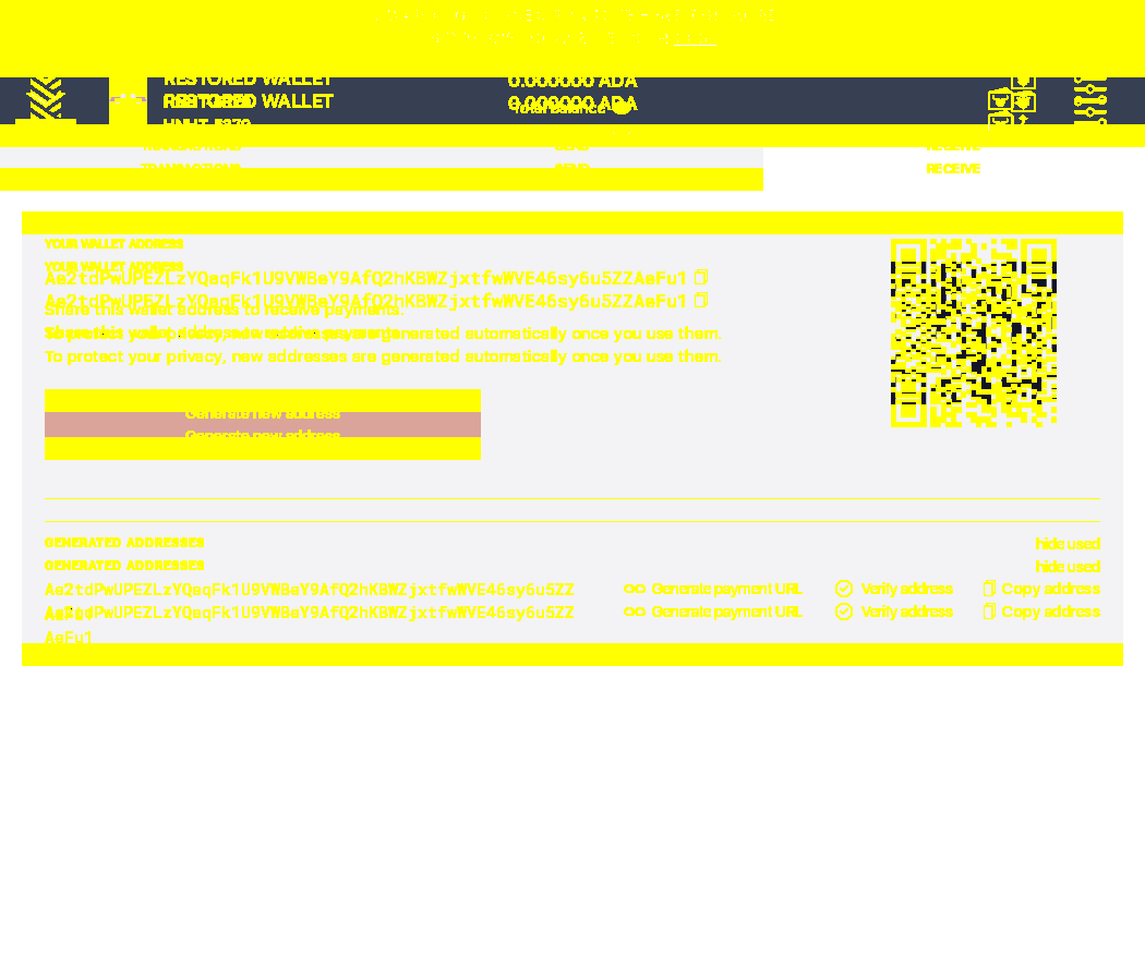 Fail to completely restore a wallet with addresses generated not following gap from BIP44 protocol/12_83-I should see the addresses exactly list them.png