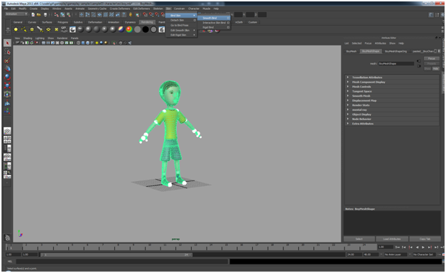 Wireframe maya