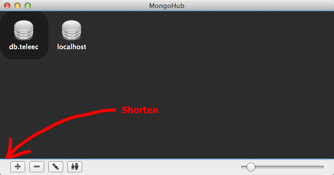 MongoHub Button padding