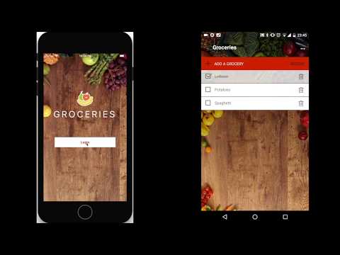 Groceries-vue video demo