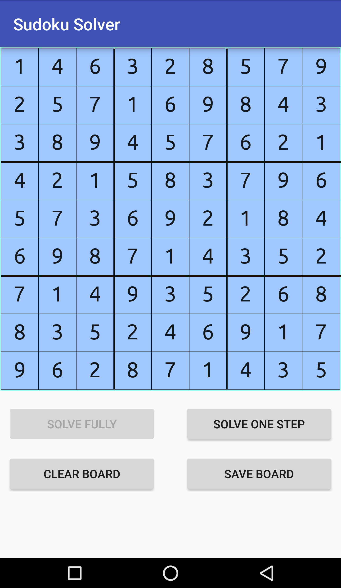 Solved puzzle