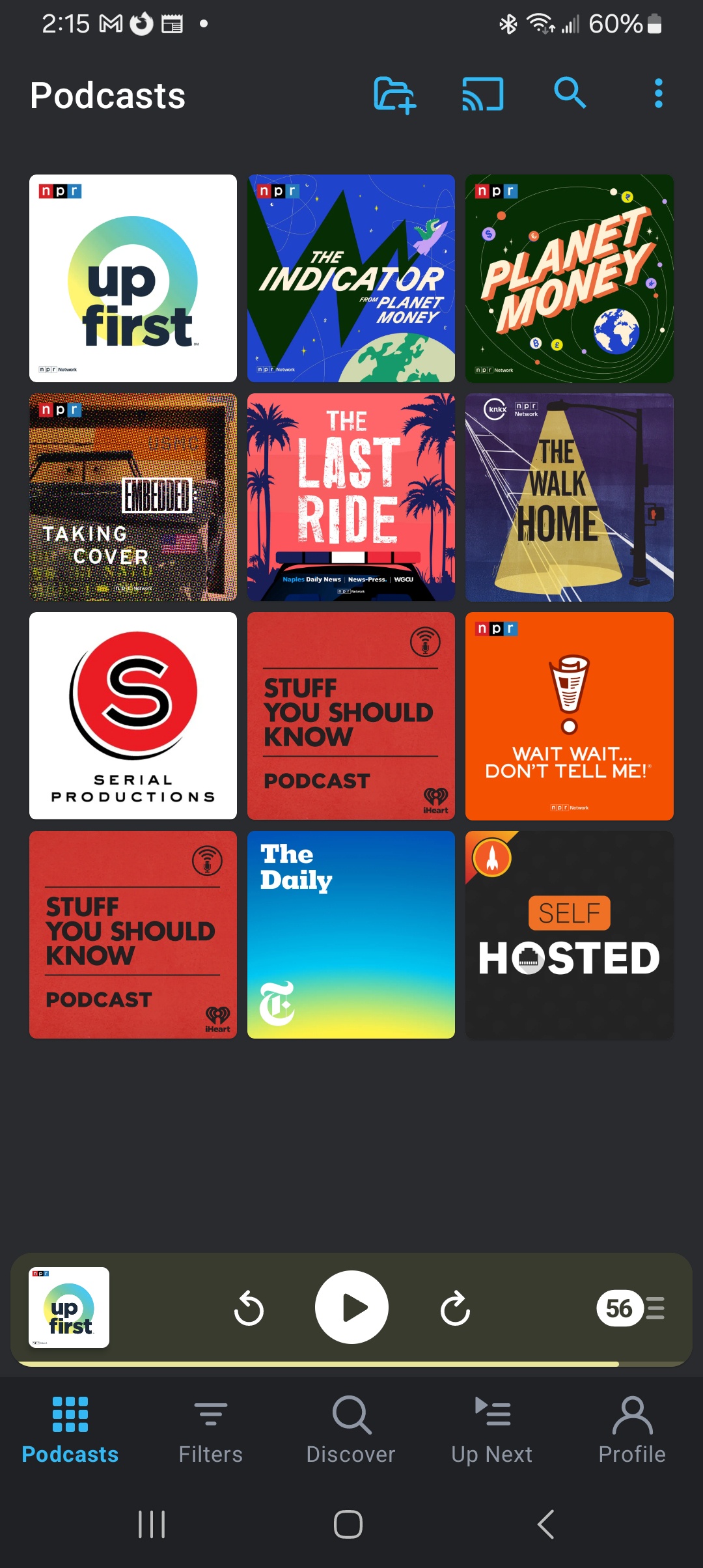 Mobile app - Pocket Casts