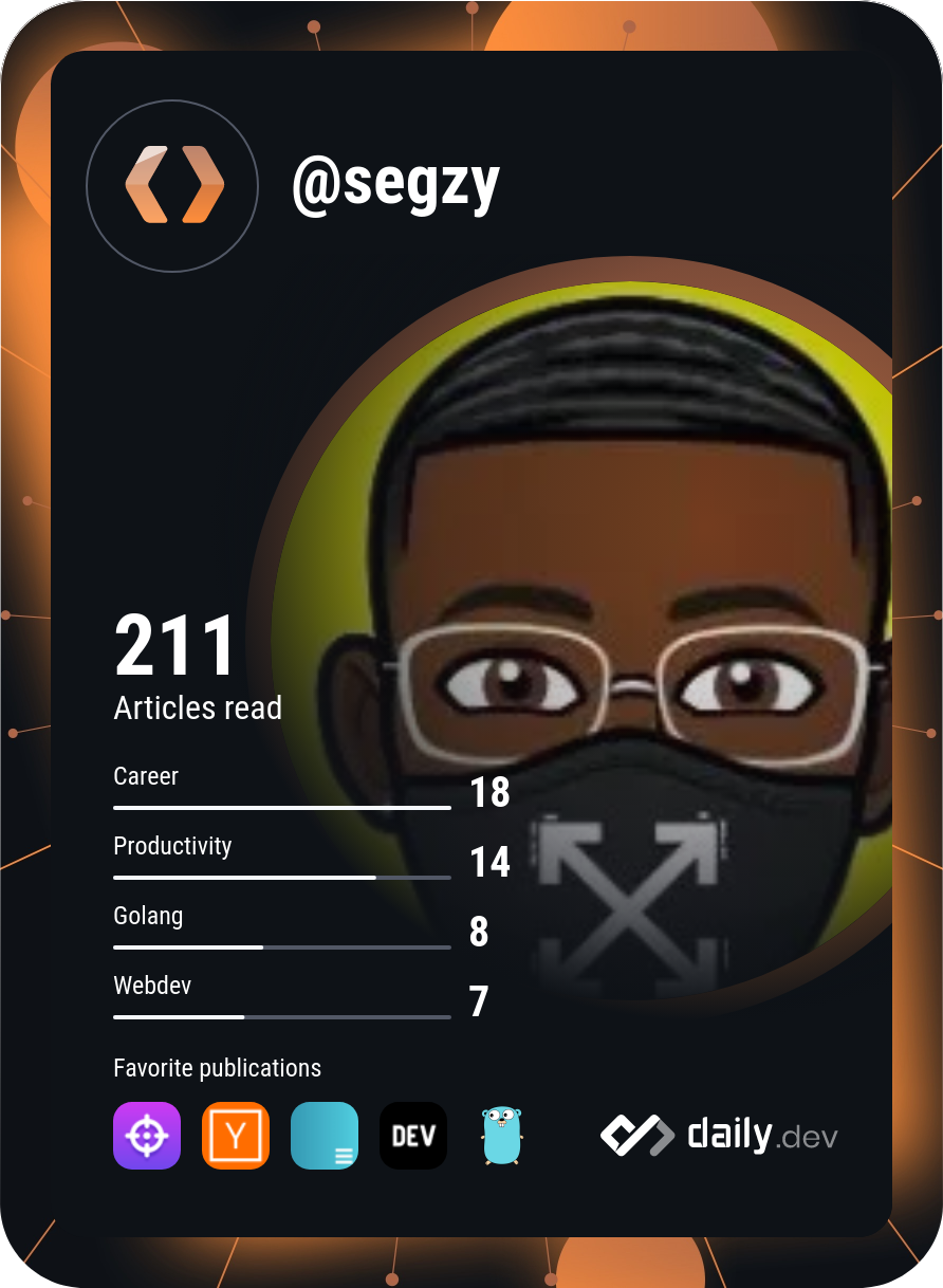 Gift Segun ade's Dev Card