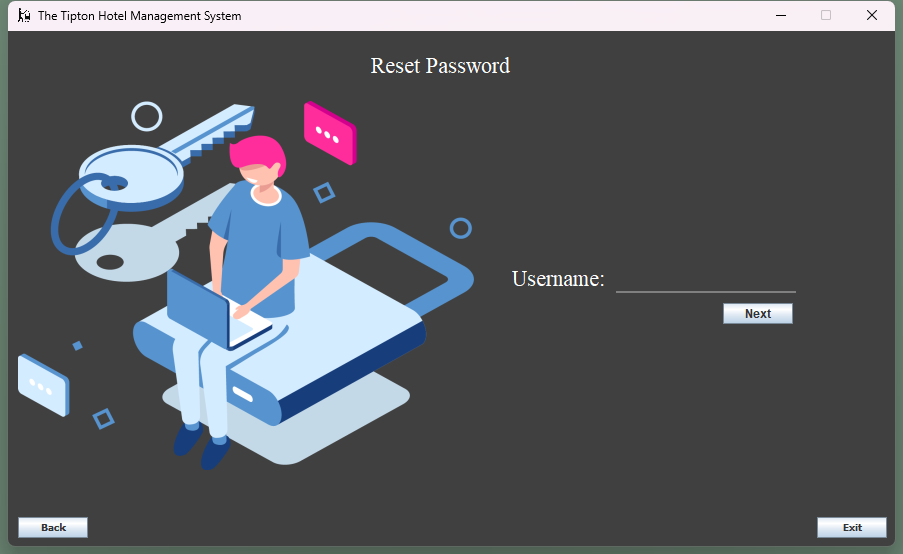 Reset Password Page 1