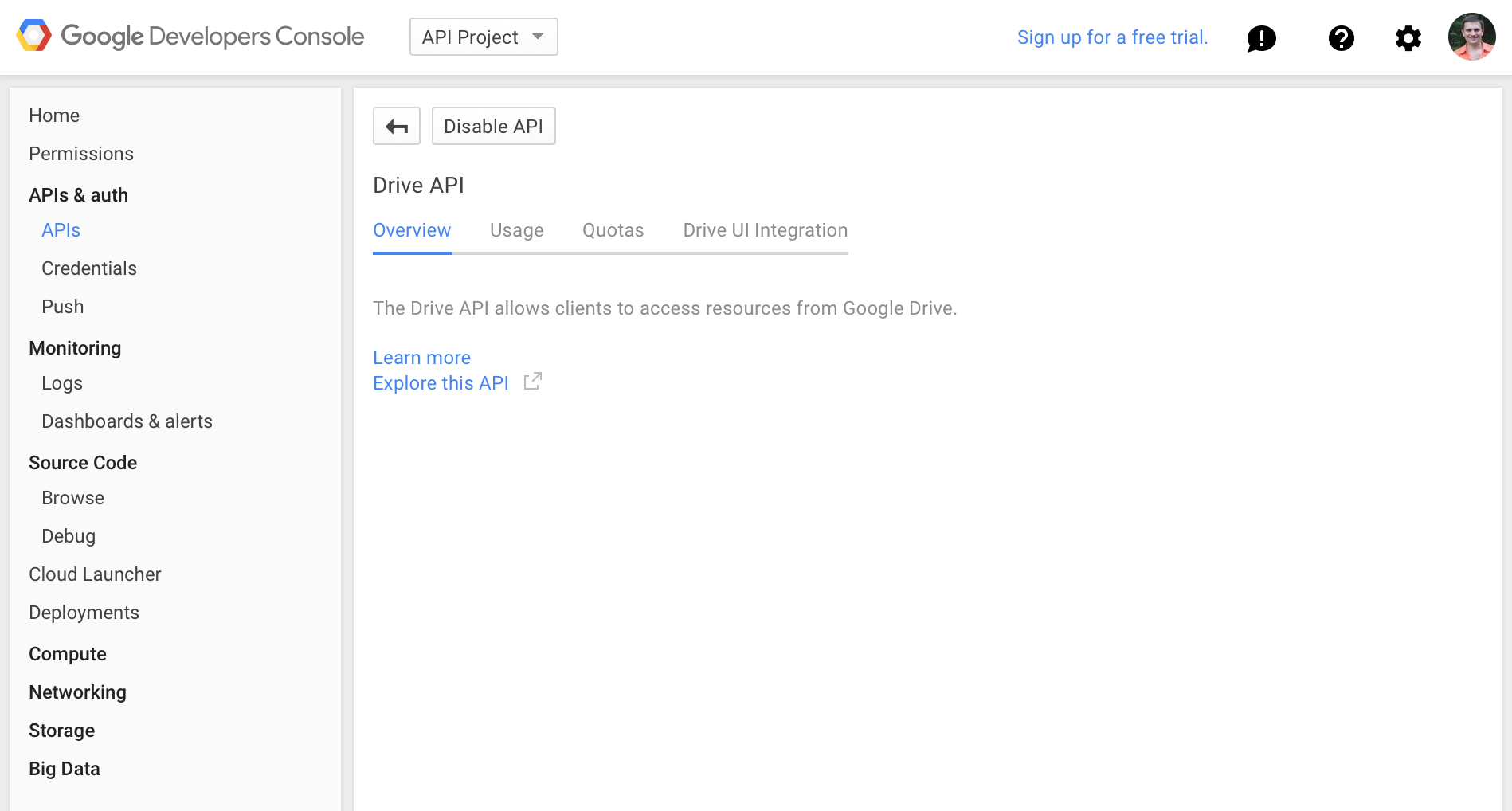 Google Drive API