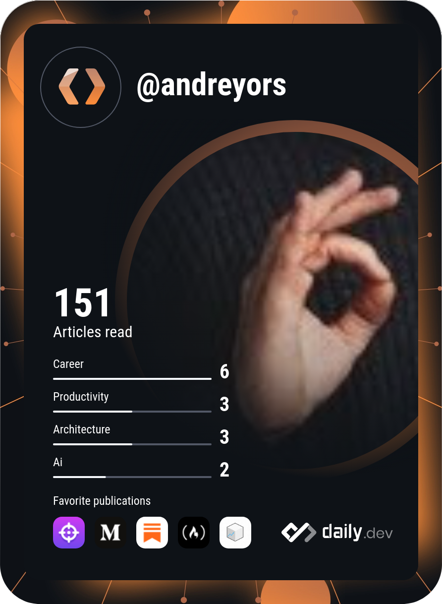 Andrey O's Dev Card