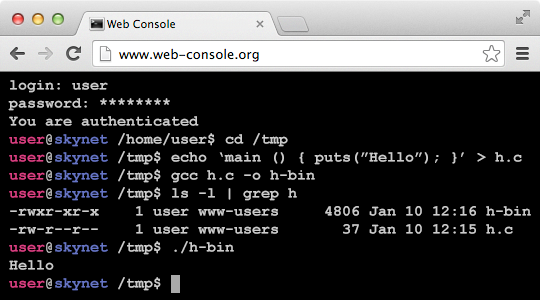 Web Console