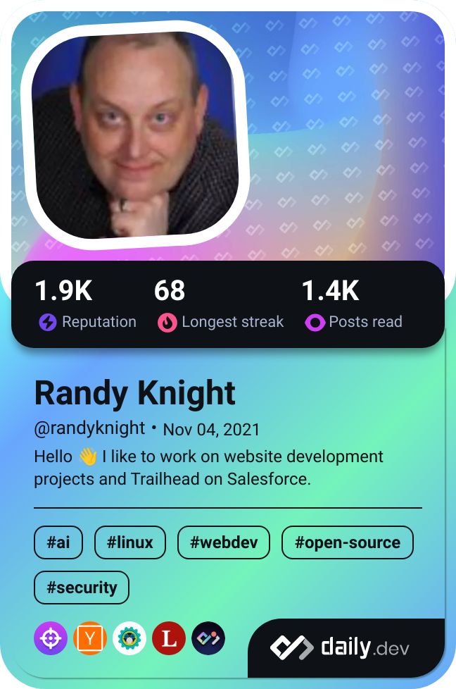 Randy Knight's Dev Card