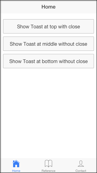 ionic-toast buttons