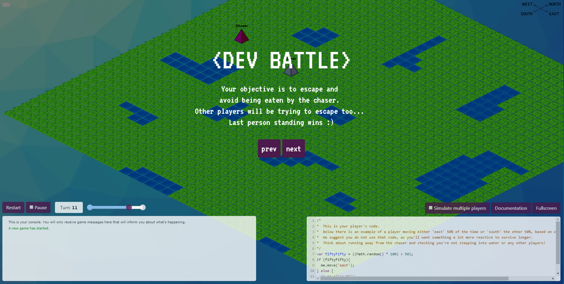 Dev Battle Screenshot 1