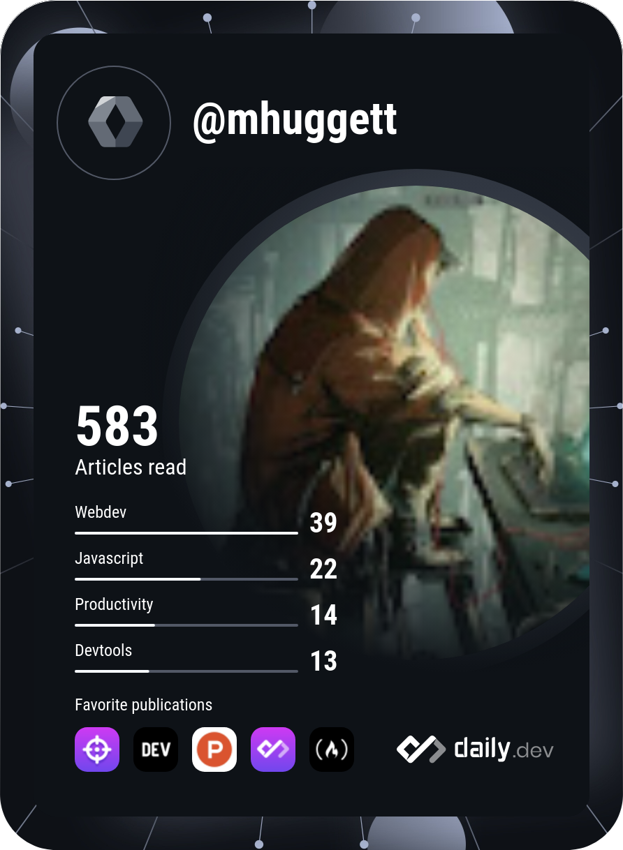 Michael Huggett's Dev Card